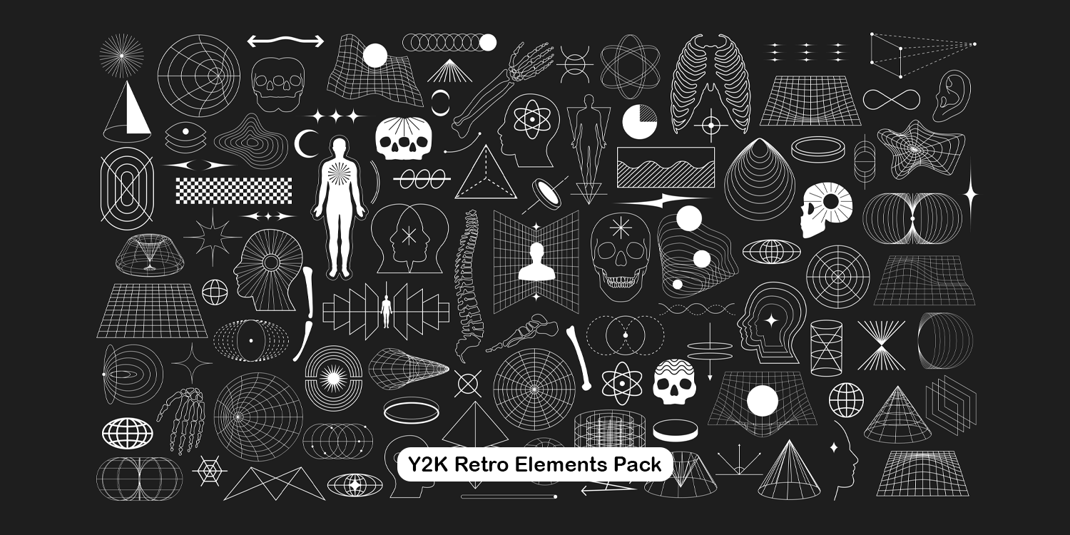 Y2K Retro Elements Pack